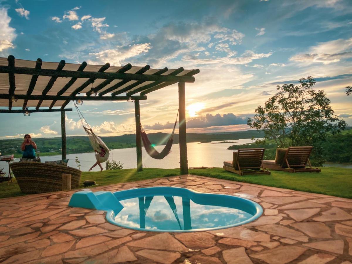 Chale Mirante, Piscina, Cachoeira, Lago E Vista Espetacular Alexania Екстер'єр фото